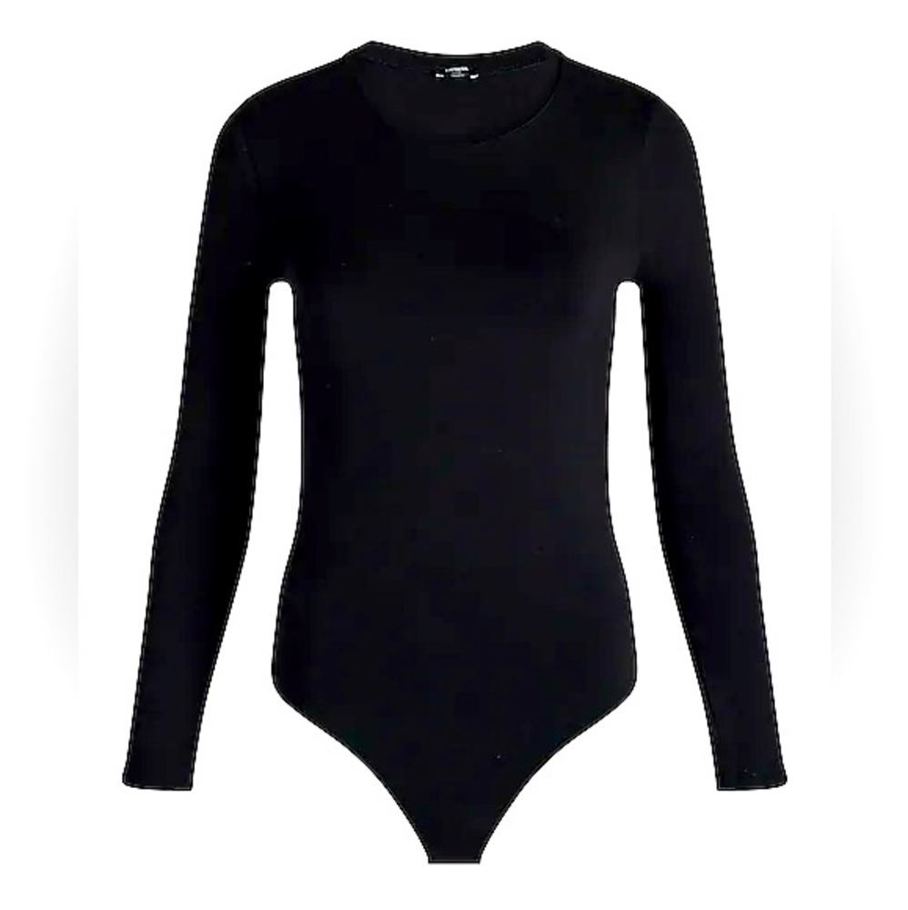 Express supersoft fitted crew neck long sleeve bodysuit